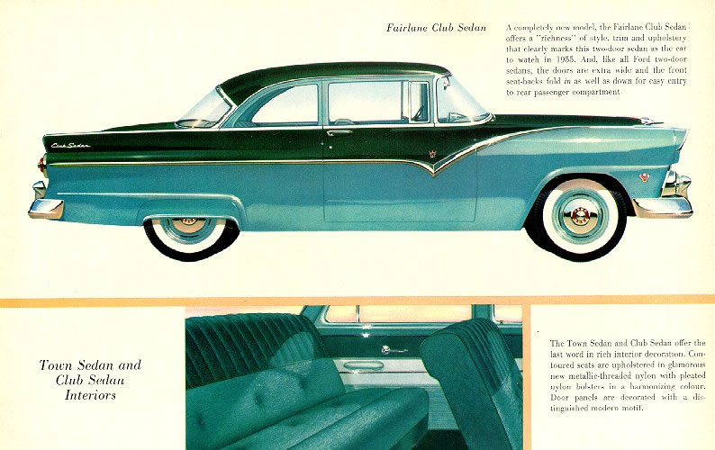 1955 Ford Brochure Page 1